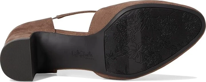 LifeStride Tracy High Women's Heels Mocha : 7 M (B), Faux Leather - Image 3