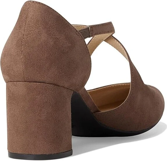 LifeStride Tracy High Women's Heels Mocha : 7 M (B), Faux Leather - Image 4