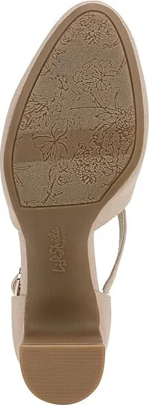 LifeStride Tracy High Women's Heels Tender Taupe Microfiber : 7 W (C), Faux Leather - Image 3