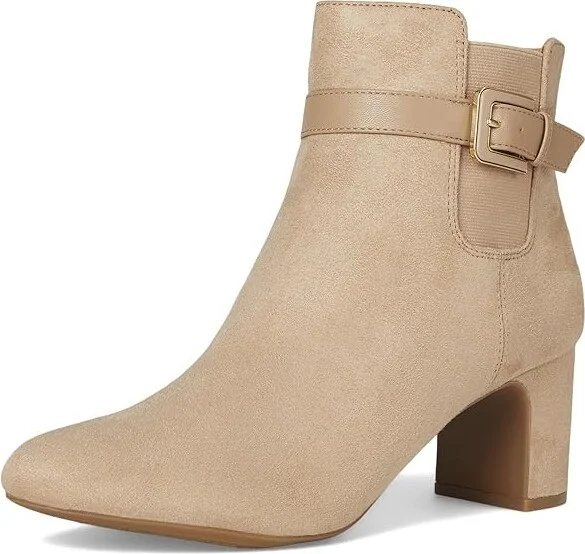 LifeStride Truly Women's Boots Dover Taupe : 7 W (C), Leather/Rubber - Image 5