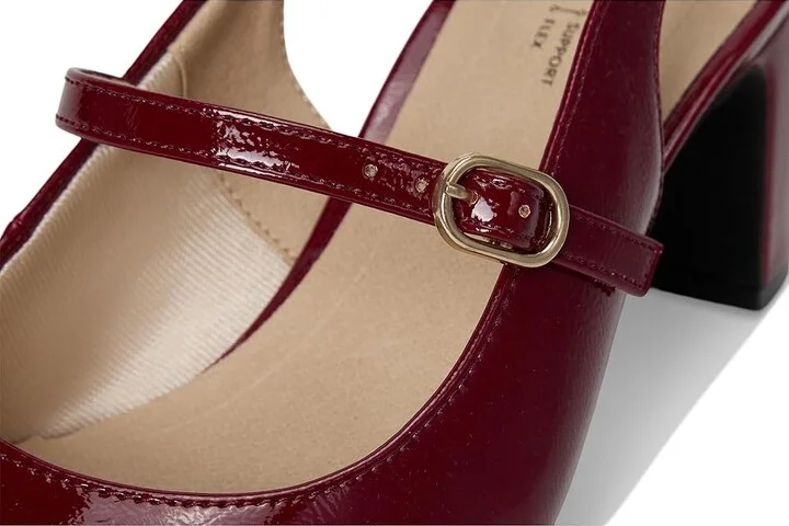 LifeStride Trust Strappy Shoes Women's Shoes Dark Cherry Patent : 9.5 W (C), Leather - Image 7