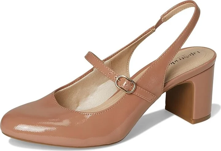 LifeStride Trust Strappy Shoes Women's Shoes Desert Nude Patent : 11 M (B), Leather - Image 5