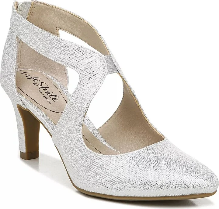 Silver Metallic Synthetic