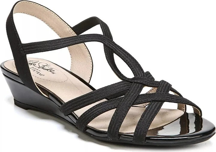 LifeStride Wide Width Yaya Wedge Sandal