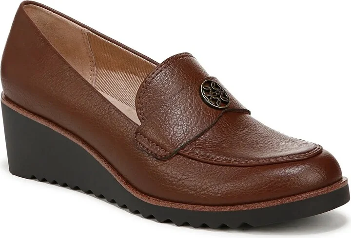 LifeStride Wide Width Zed Wedge Loafer