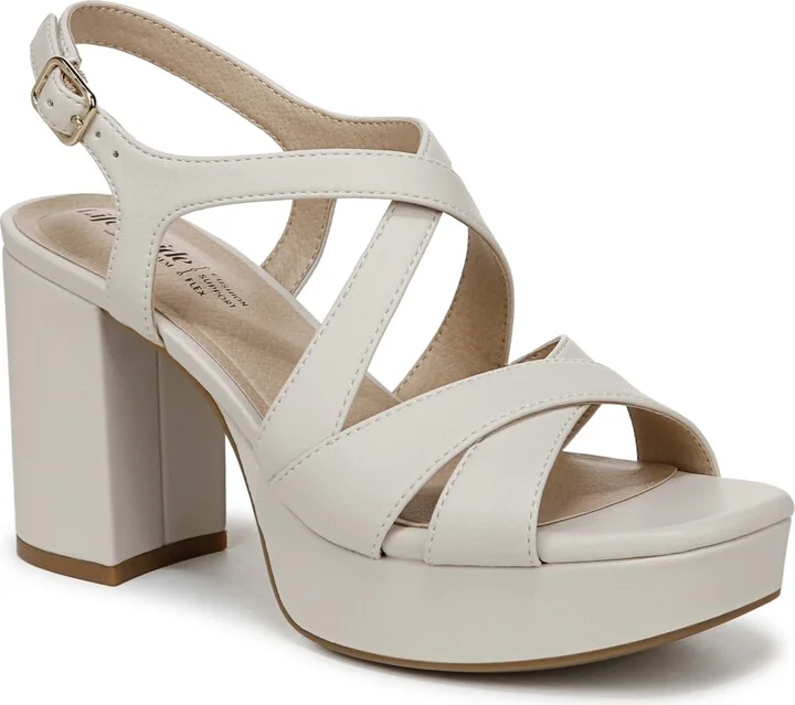 LifeStride Women's Adrianna Platform Dress Sandals