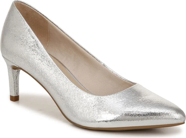 Silver Faux Leather