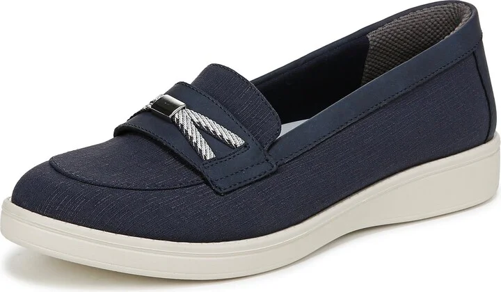 LifeStride Women's All Aboard Boat Shoe Navy 6 M
