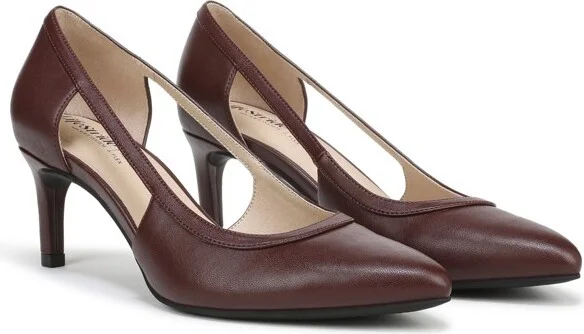 LifeStride Women's Alma Pump Dark Chocolate Lizard 6.5 W - Image 3