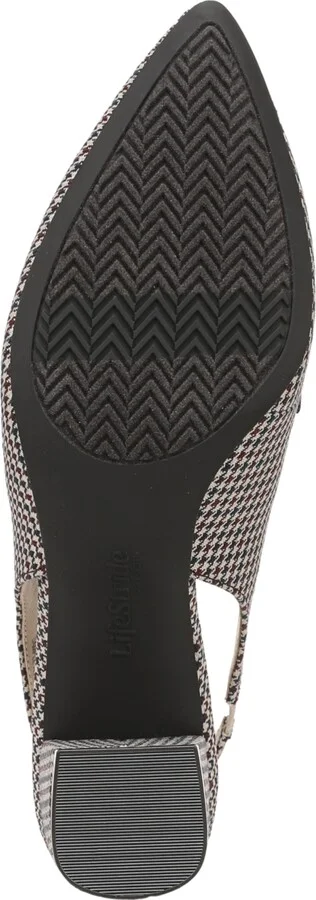 LifeStride Women's Angel Pointed Toe Block Heel Slingback Pumps - Image 5