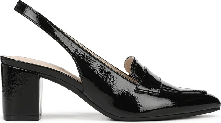 LifeStride Women's Angel Pointed Toe Block Heel Slingback Pumps - Image 10