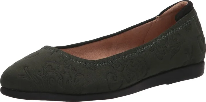 LifeStride Womens Angelina Loafer Hunter Green 6 M