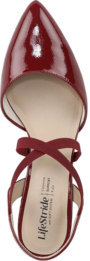 LifeStride Women's April Block Heel Ankle Strap Slingback Pumps - Image 4