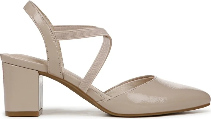 LifeStride Women's April Block Heel Ankle Strap Slingback Pumps - Image 10