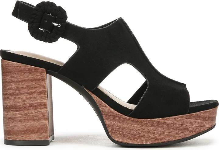 LifeStride Women's Audra Open Square Toe Block Heel Platform Sandals - Image 2