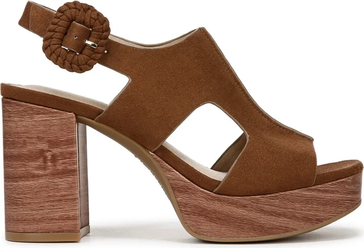 LifeStride Women's Audra Open Square Toe Block Heel Platform Sandals - Image 6