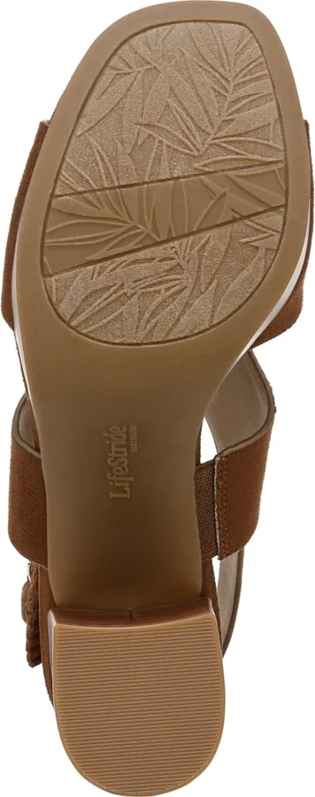 LifeStride Women's Audra Open Square Toe Block Heel Platform Sandals - Image 9