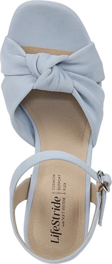 LifeStride Women's August Square Open Toe Platform Sandals - Image 6