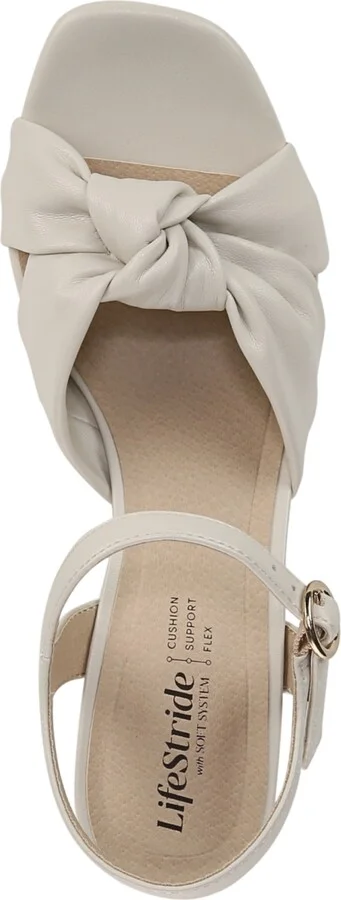 LifeStride Women's August Square Open Toe Platform Sandals - Image 9