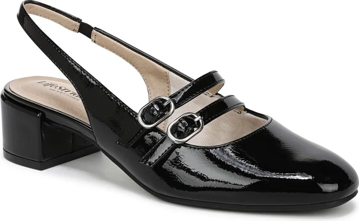 Black Faux Patent