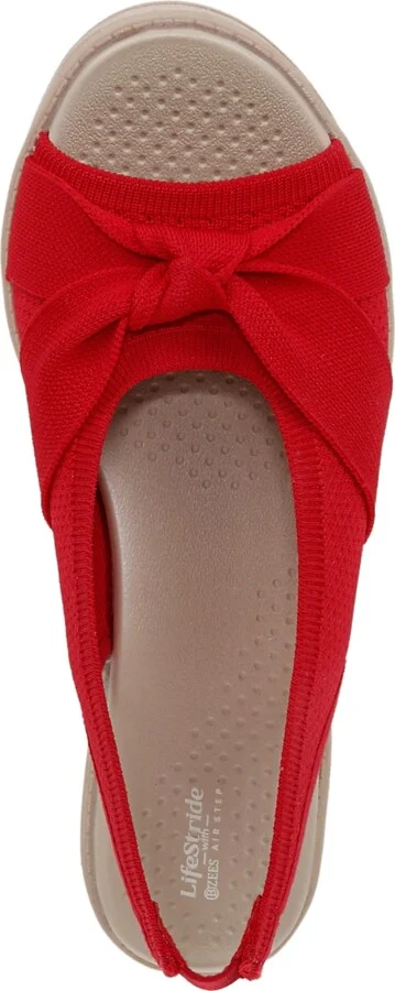 LifeStride Women's Bell Washable Slingback Wedge Sandals - Image 4