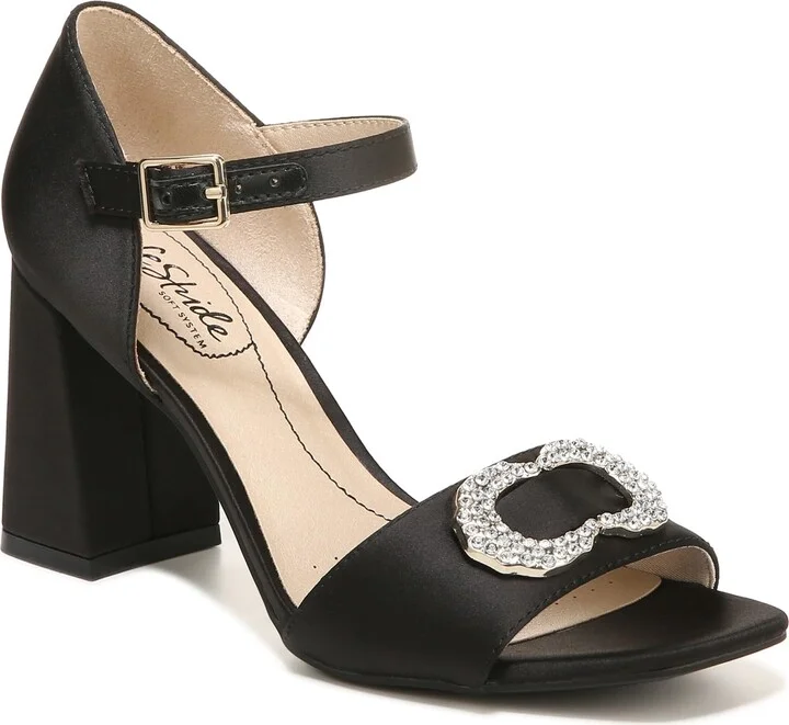LifeStride Womens Bombshell 2 Dress Sandal Black 6 W
