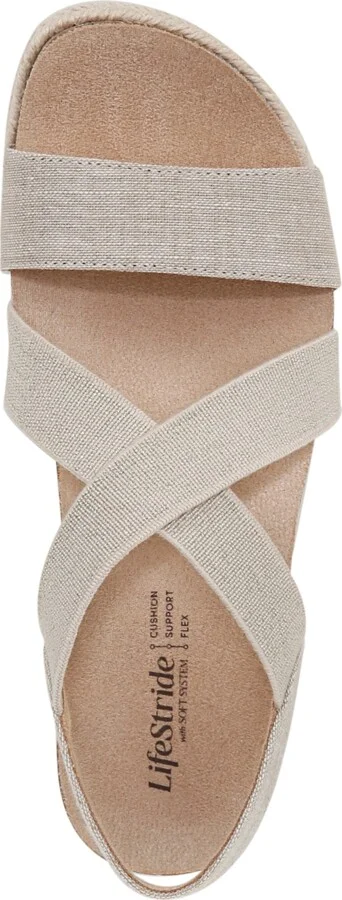 LifeStride Women's Breeze Strappy Wedge Sandals - Image 4