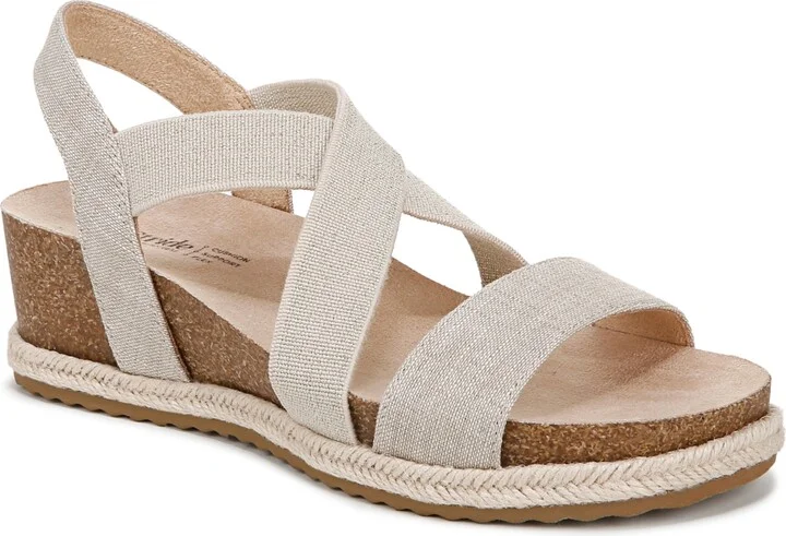 LifeStride Women's Breeze Strappy Wedge Sandals