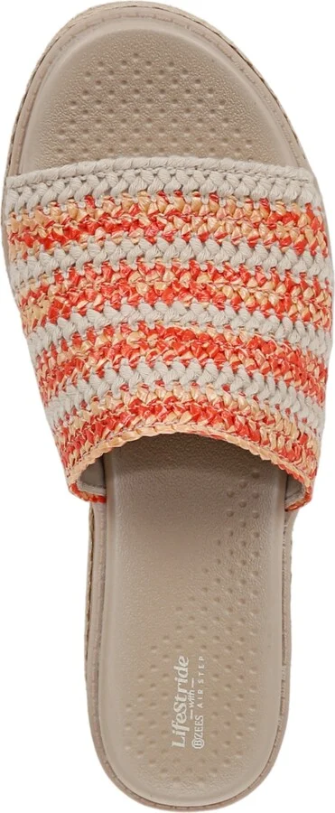 LifeStride Women's Breezy Washable Slide Wedge Sandals - Image 8