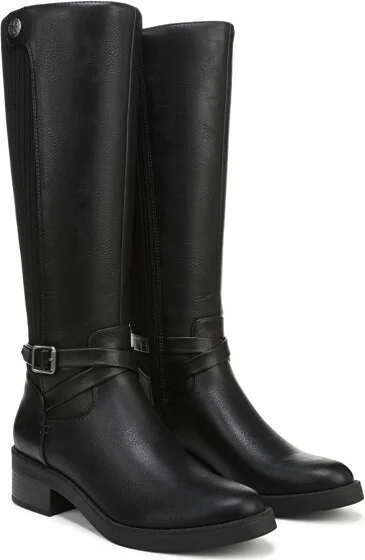 LifeStride Women's Brittany Wide Calf Fashion Boot Dark Brown 8.5 W - Image 3