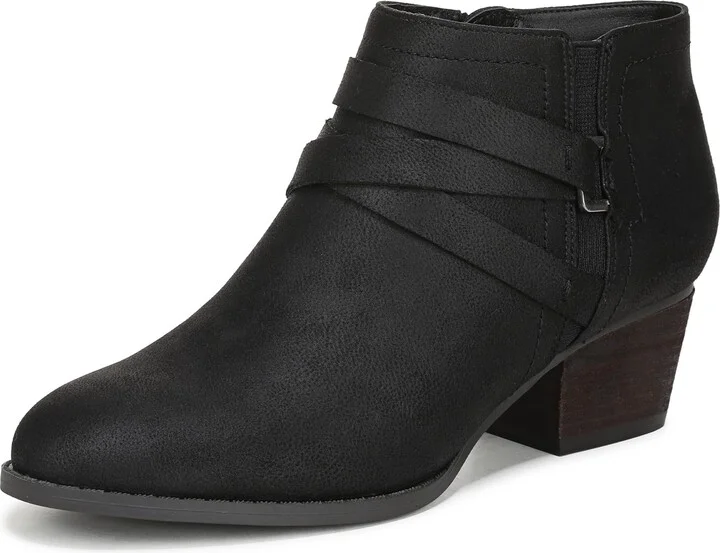 LifeStride Womens Bryce Ankle Boot Black 5.5 M