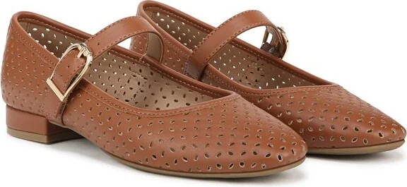 LifeStride Women's Cameo MJ 3 Ballet Flat Tan 11 W - Image 2