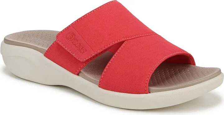 LifeStride Women's Carefree Washable Slide Wedge Sandals