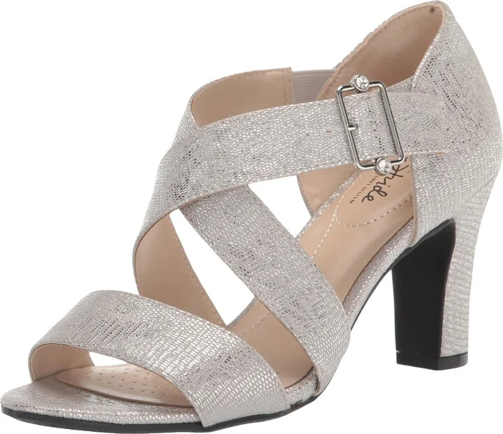 LifeStride Women's Carlyle Strappy Sandal Heeled