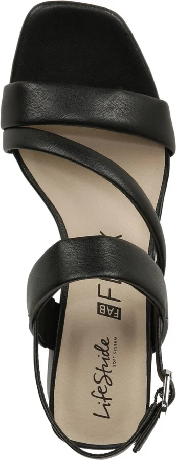 LifeStride Women's Celia Asymmetrical Block Heel Dress Sandals - Image 4