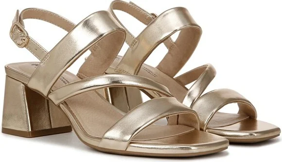 LifeStride Womens Celia Slingback Strappy Dress Sandals Bone 7 W - Image 6