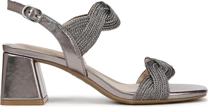 LifeStride Women's Charnelle Angled Block Heel Square Open Toe Slingback Dress Sandals - Image 10