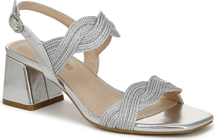Silver Faux Leather