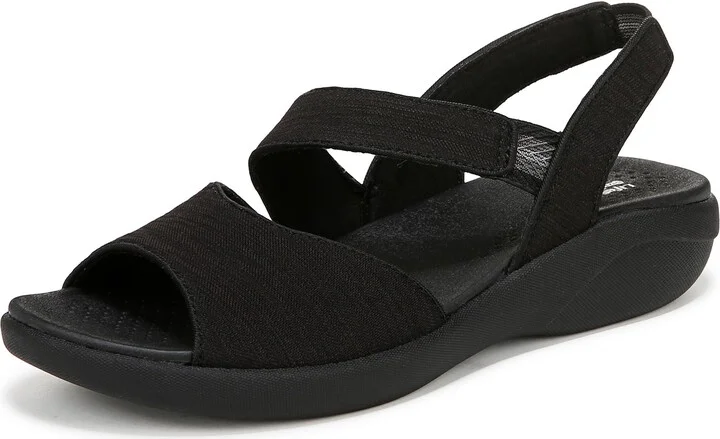 LifeStride Women's Cheerful Sandal Black 9.5 W
