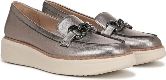 LifeStride Women's Chelsea Bit Loafer Pewter Grey 10 W - Image 2