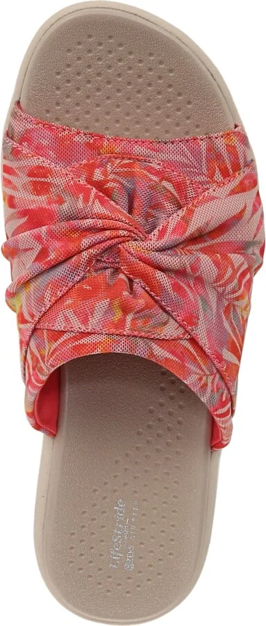 LifeStride Women's Cherish Washable Peep Toe Slide Sandals - Image 4
