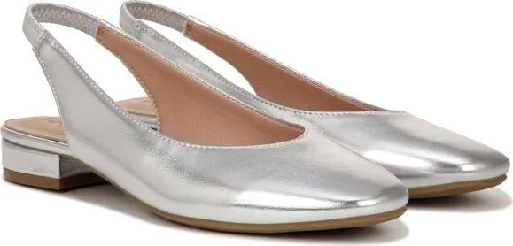 LifeStride Womens Claire Slingback Ballet Flats Black 9.5 W - Image 4