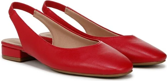 LifeStride Womens Claire Slingback Ballet Flats Black 9.5 W - Image 5