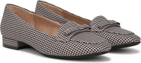LifeStride Women's Claudine Ballet Flat Beige Multi Houndstooth 7.5 M - Image 2