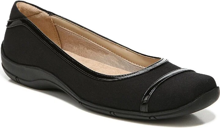 LifeStride Womens Dalia Flat Black 7 M