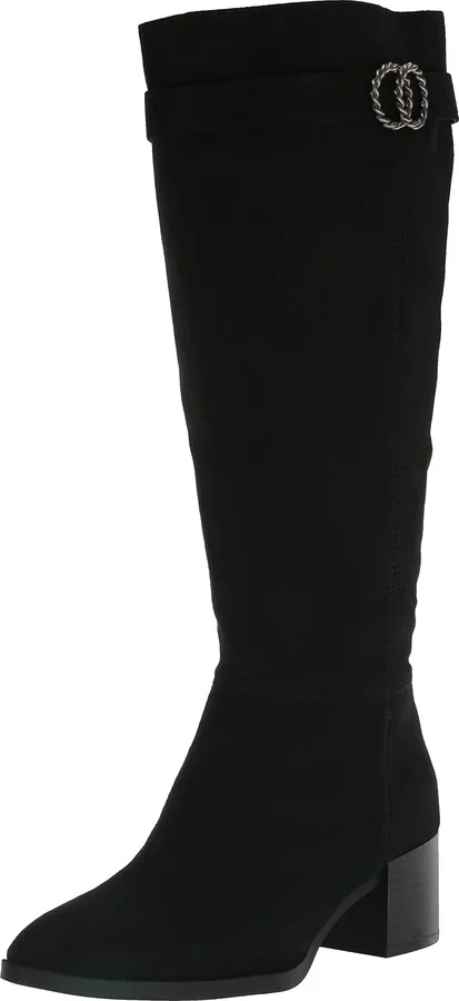 LifeStride Womens Daring-WC Wide Calf Knee High Boot Black 8.5 M