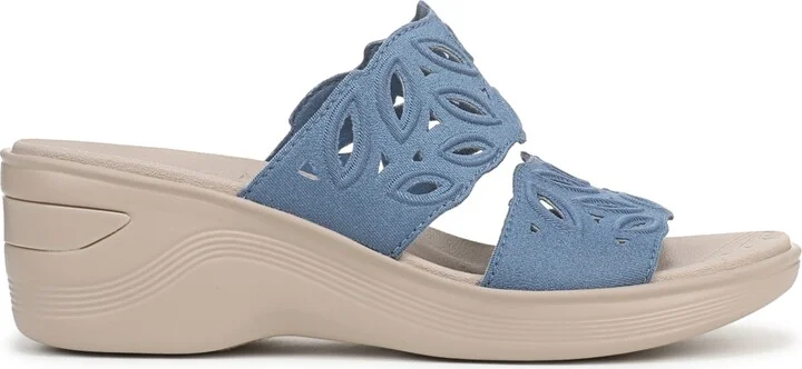LifeStride Women's Delight Washable Slide Wedge Sandals - Image 2