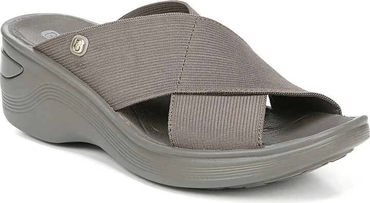 LifeStride Women's Desire Washable Slide Wedge Sandals