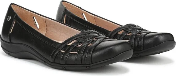 LifeStride Women's Diverse Ballet Flat Black 9 M - Image 2