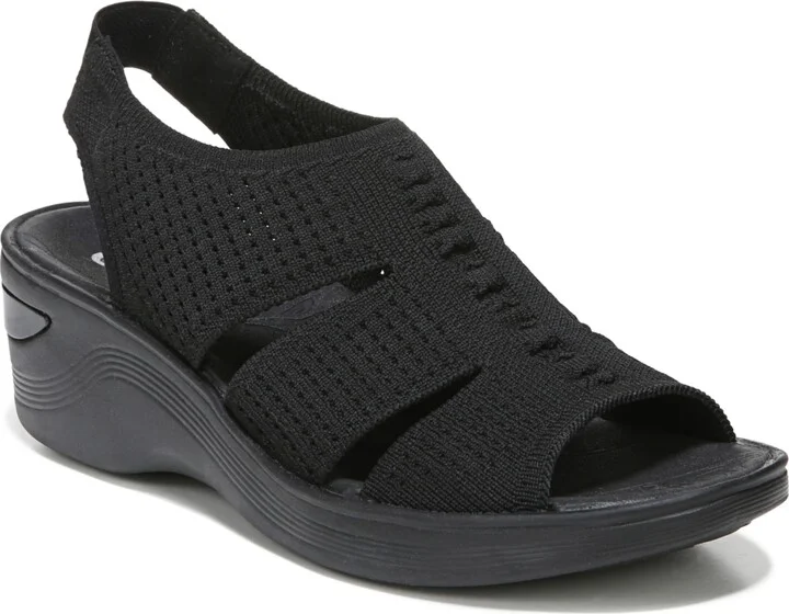 LifeStride Women's Double Up Washable Wedge Slingbacks